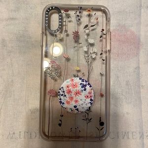 Casetify Iphone XS Max Case - w/popsocket